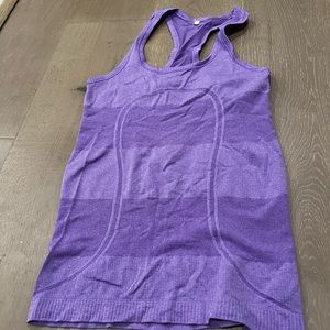 Lululemon Swiftly Tank Size 4 Purple GUC